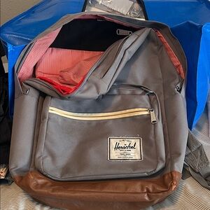 Herschel Supply Company Gray and Tan Backpack